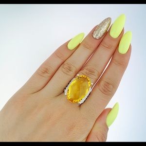 David Yurman Jewelry - David Yurman Oval Lemon Citrine Diamond Ring David Yurman Jewelry - David Yurman Oval Lemon Citrine Diamond Ring